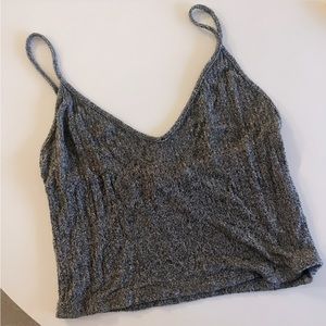 Brandy Melville Gray Marled Tank Top